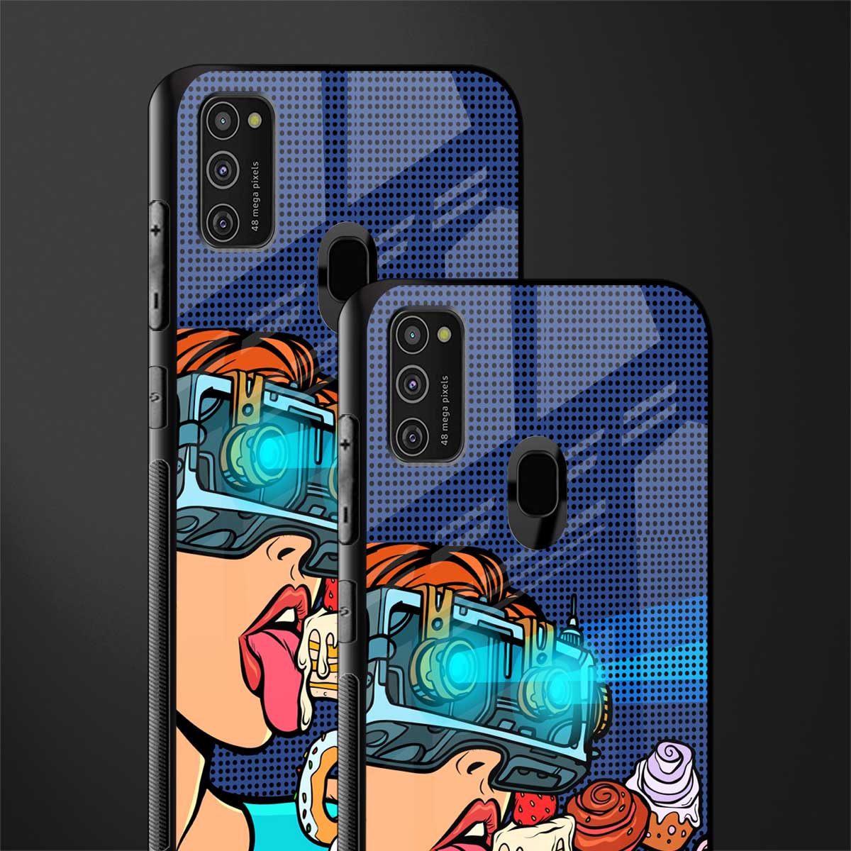vr dessert glass case for samsung galaxy m30s image-2