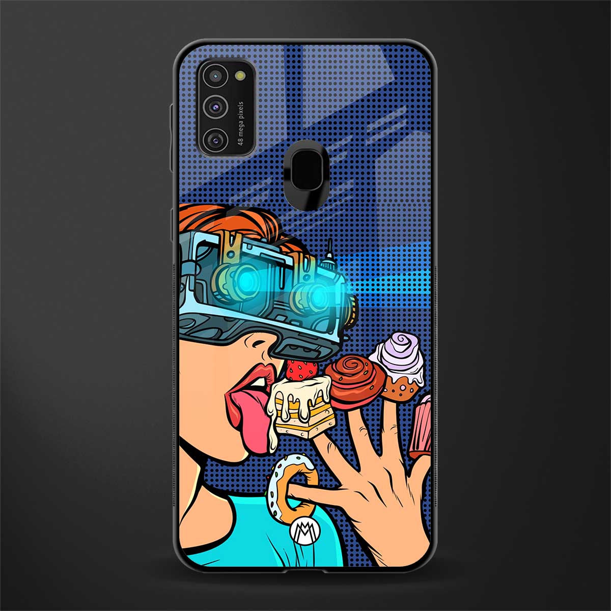 vr dessert glass case for samsung galaxy m21 image