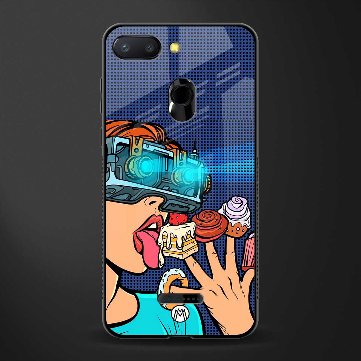 vr dessert glass case for redmi 6 image