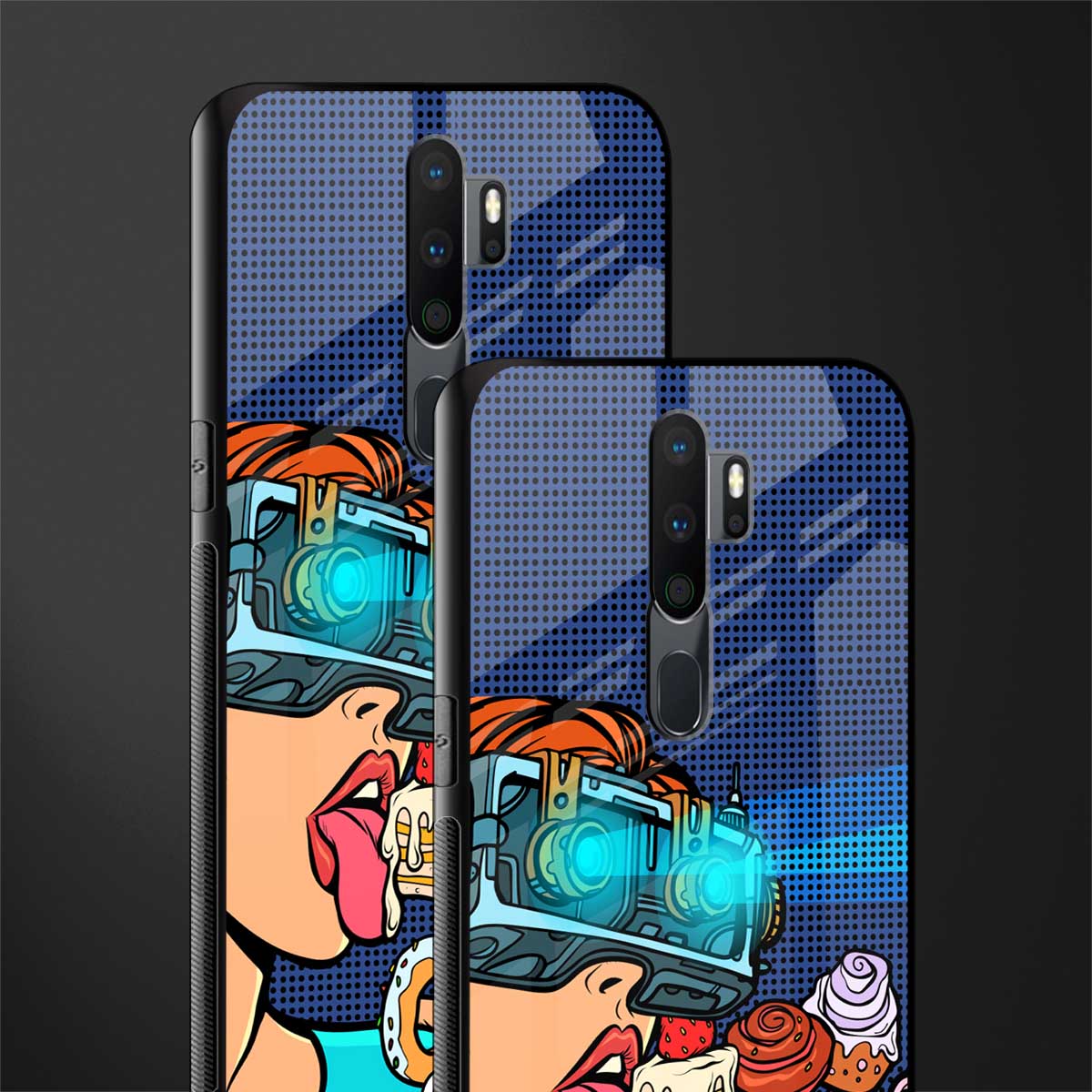 vr dessert glass case for oppo a5 2020 image-2