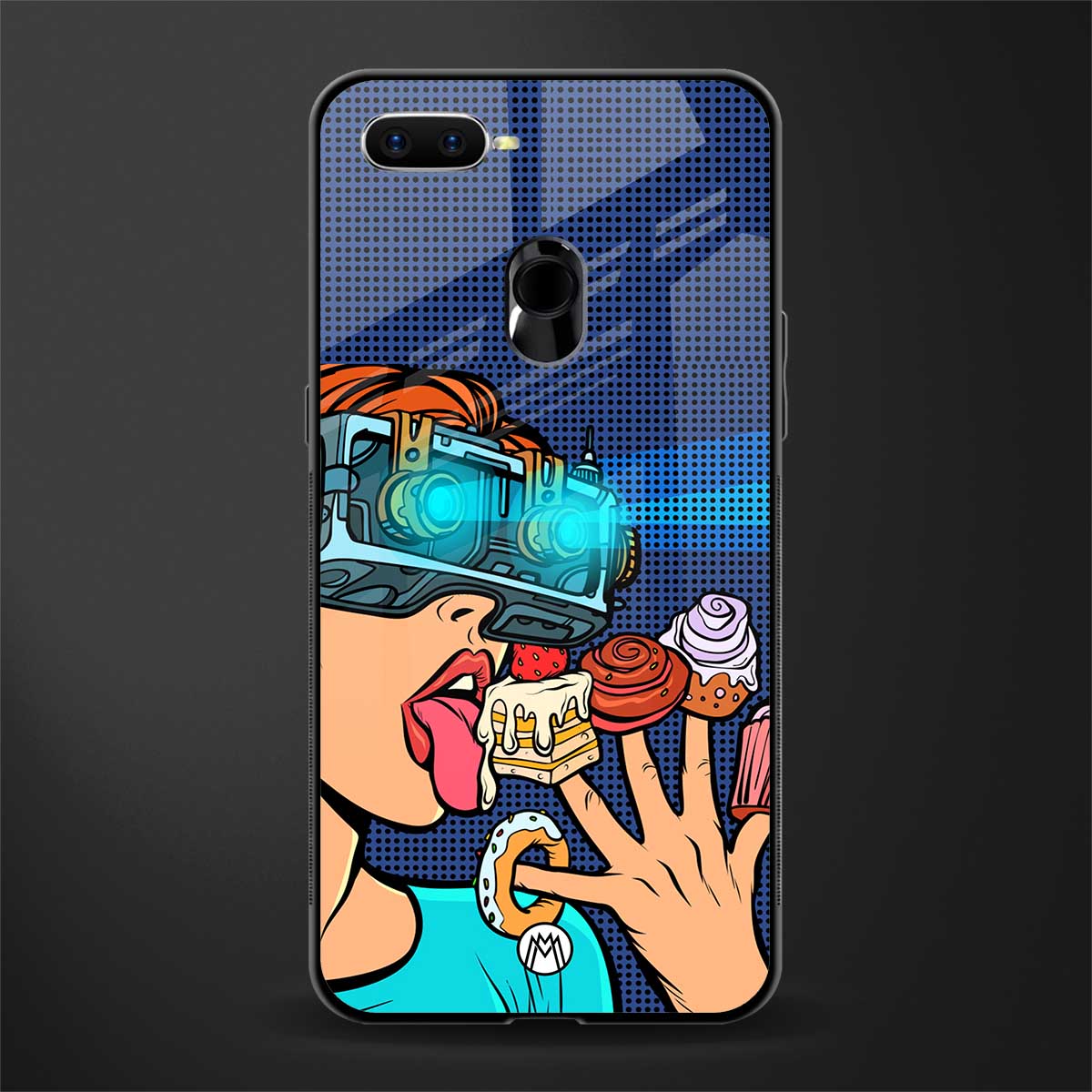 vr dessert glass case for oppo a12 image