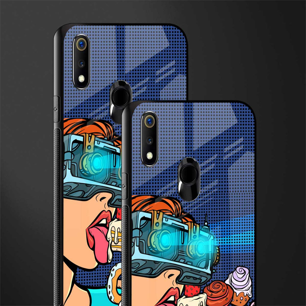 vr dessert glass case for realme 3 pro image-2