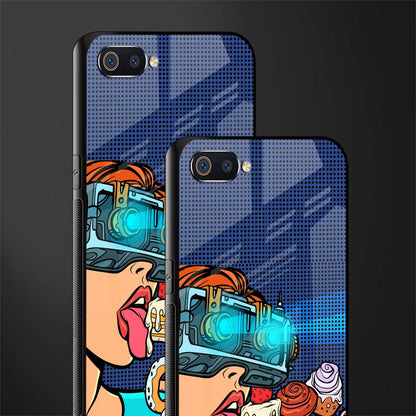 vr dessert glass case for oppo a1k image-2