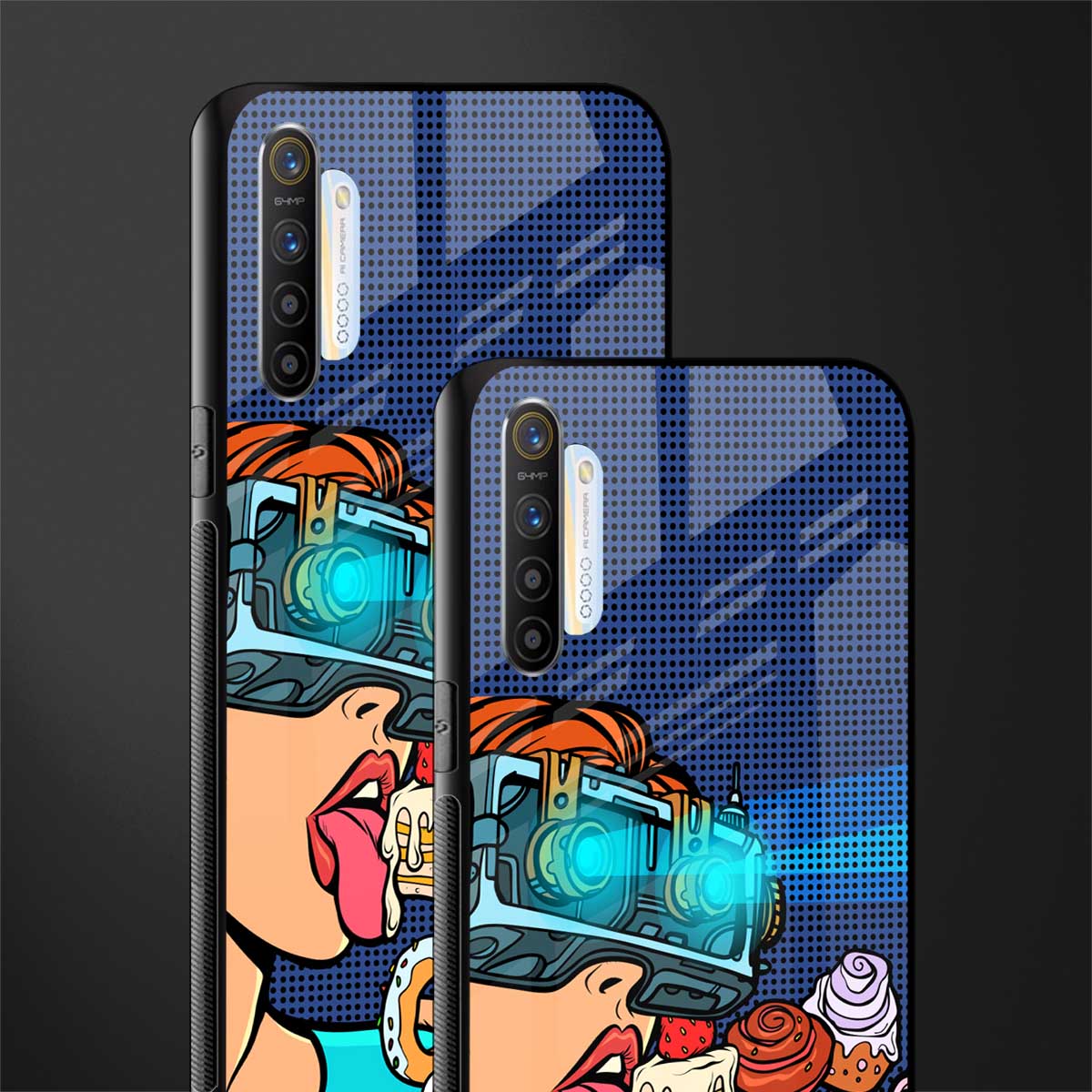 vr dessert glass case for realme x2 image-2