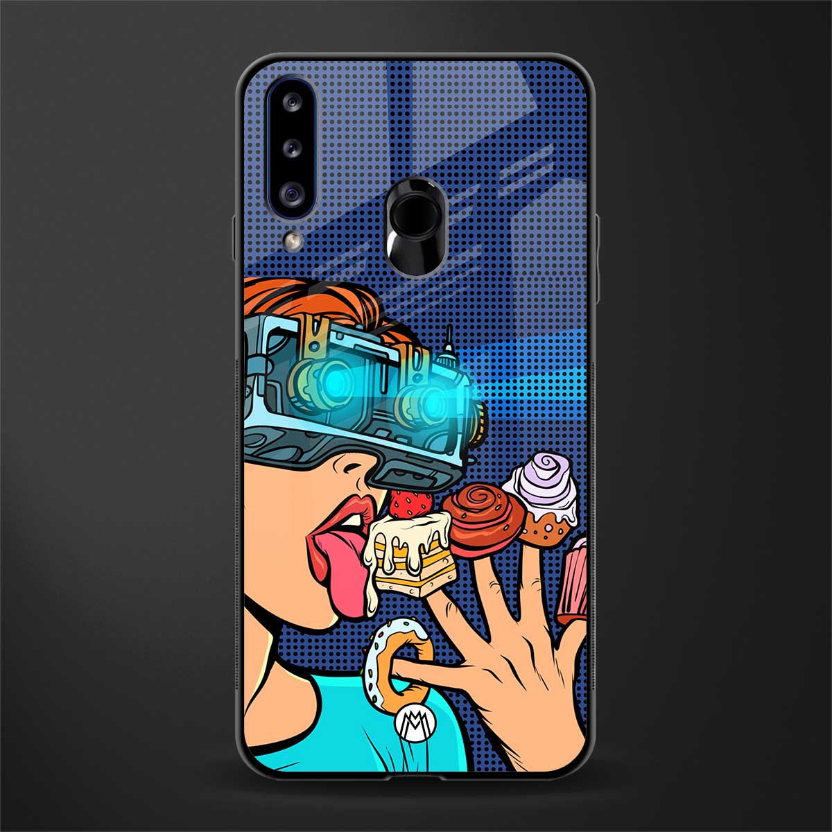 vr dessert glass case for samsung galaxy a20s image