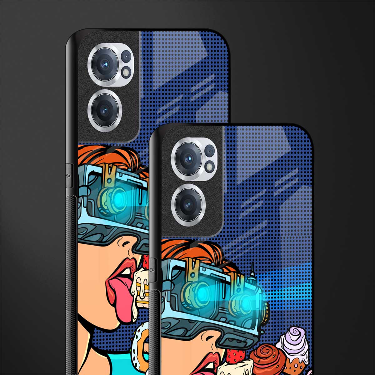 vr dessert glass case for oneplus nord ce 2 5g image-2