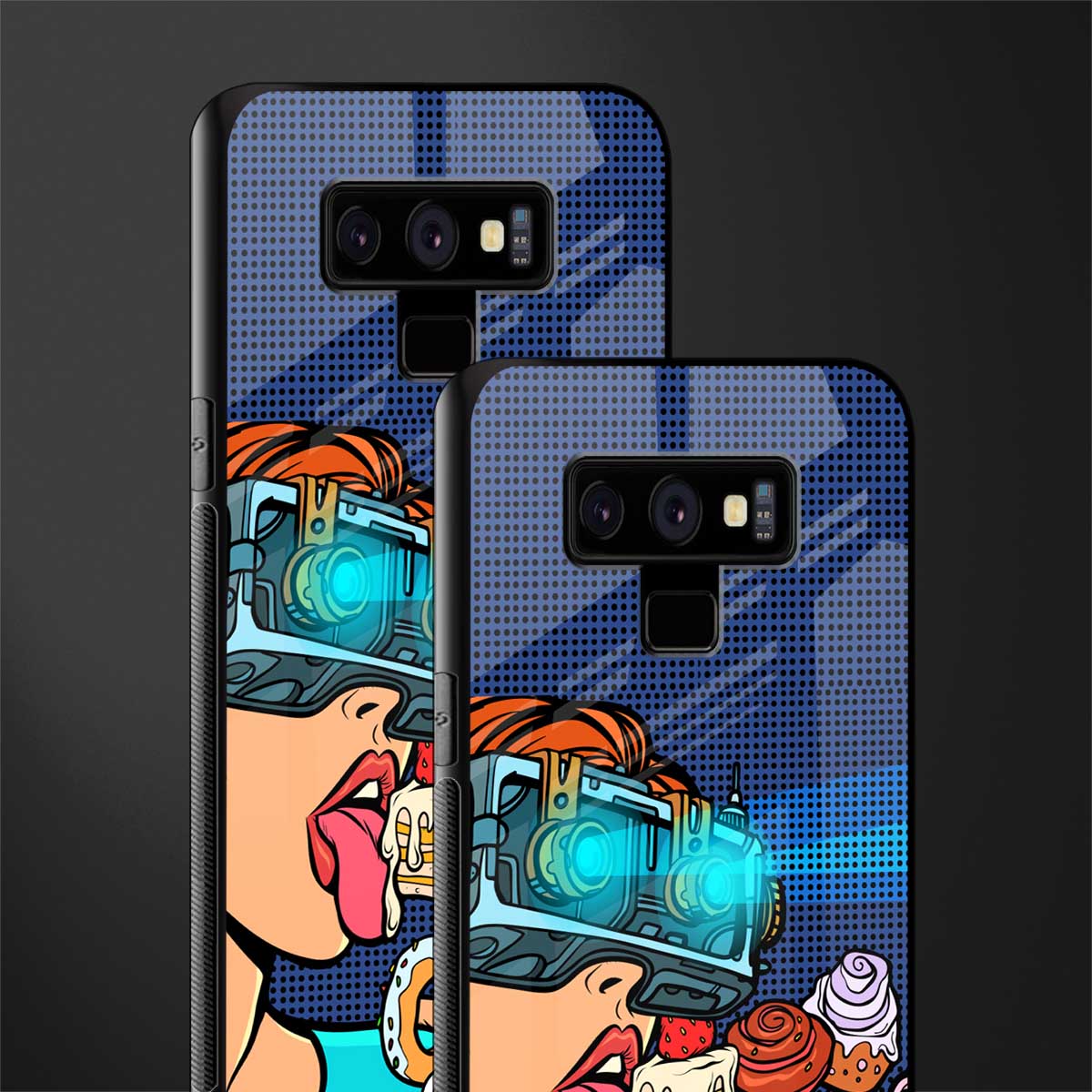 vr dessert glass case for samsung galaxy note 9 image-2