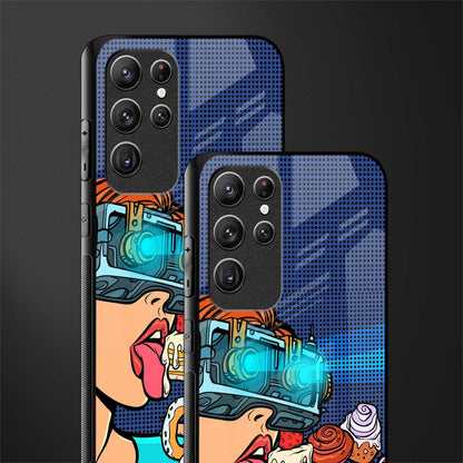 vr dessert glass case for samsung galaxy s21 ultra image-2
