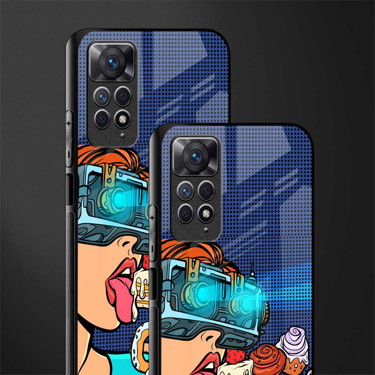 vr dessert glass case for redmi note 11 pro image-2