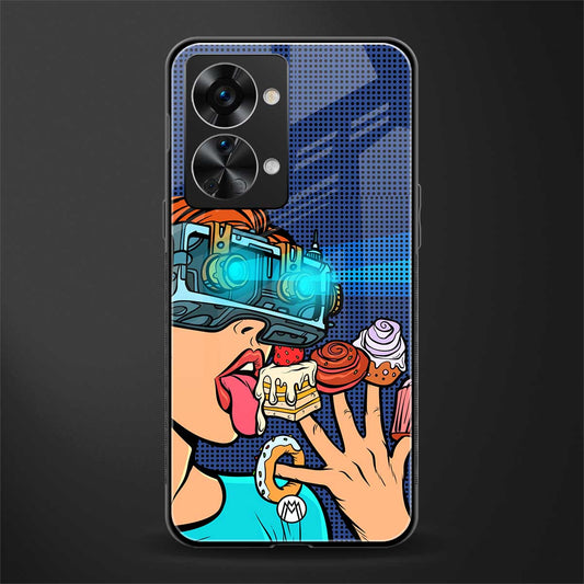 vr dessert glass case for phone case | glass case for oneplus nord 2t 5g