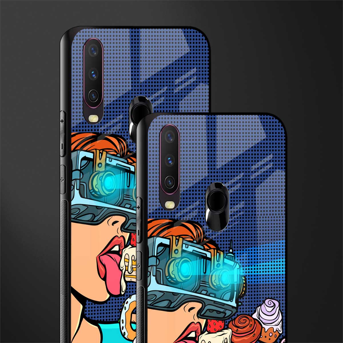 vr dessert glass case for vivo y12 image-2