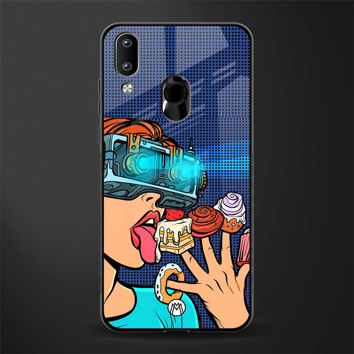 vr dessert glass case for vivo y91 image