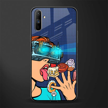 vr dessert glass case for realme c3 image