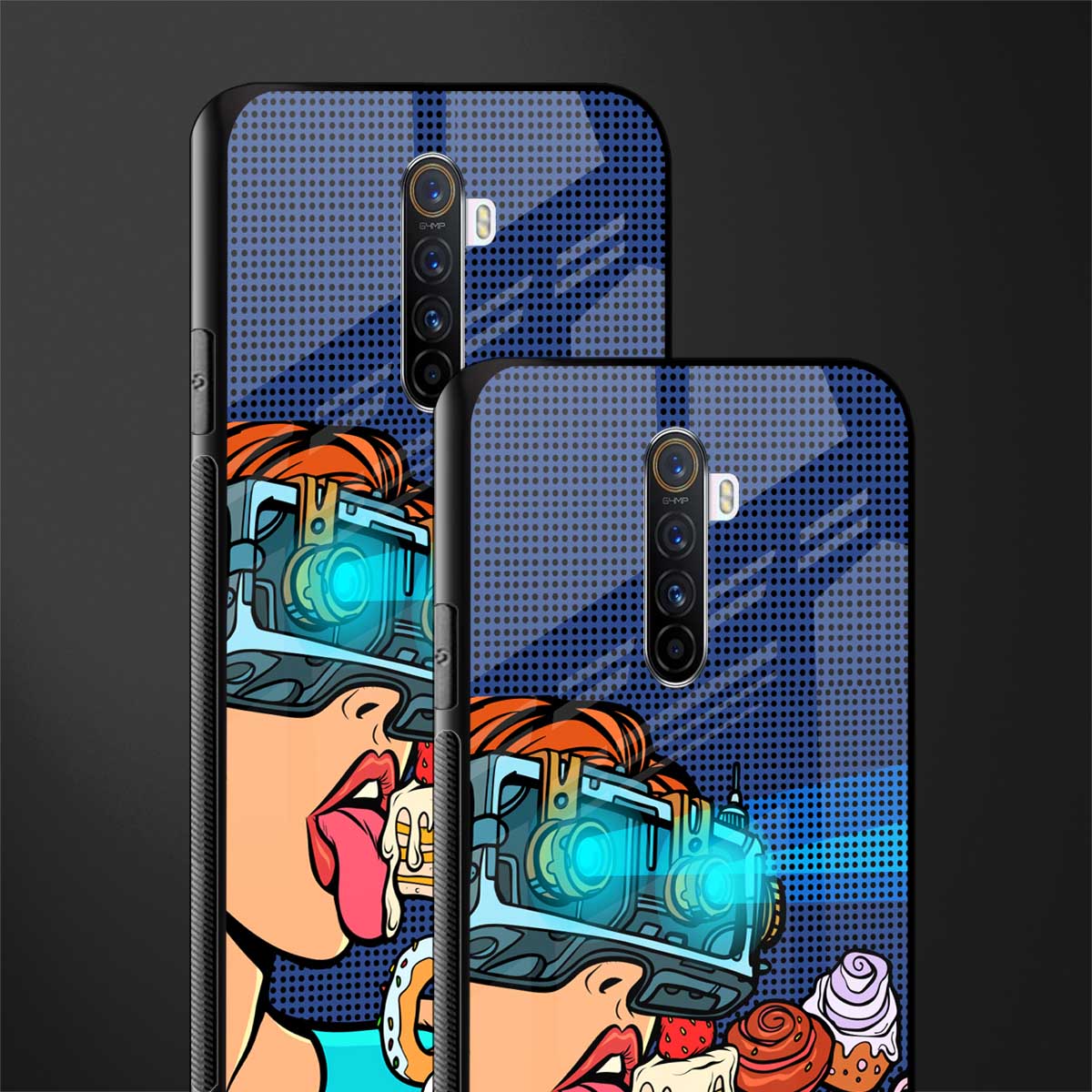 vr dessert glass case for realme x2 pro image-2