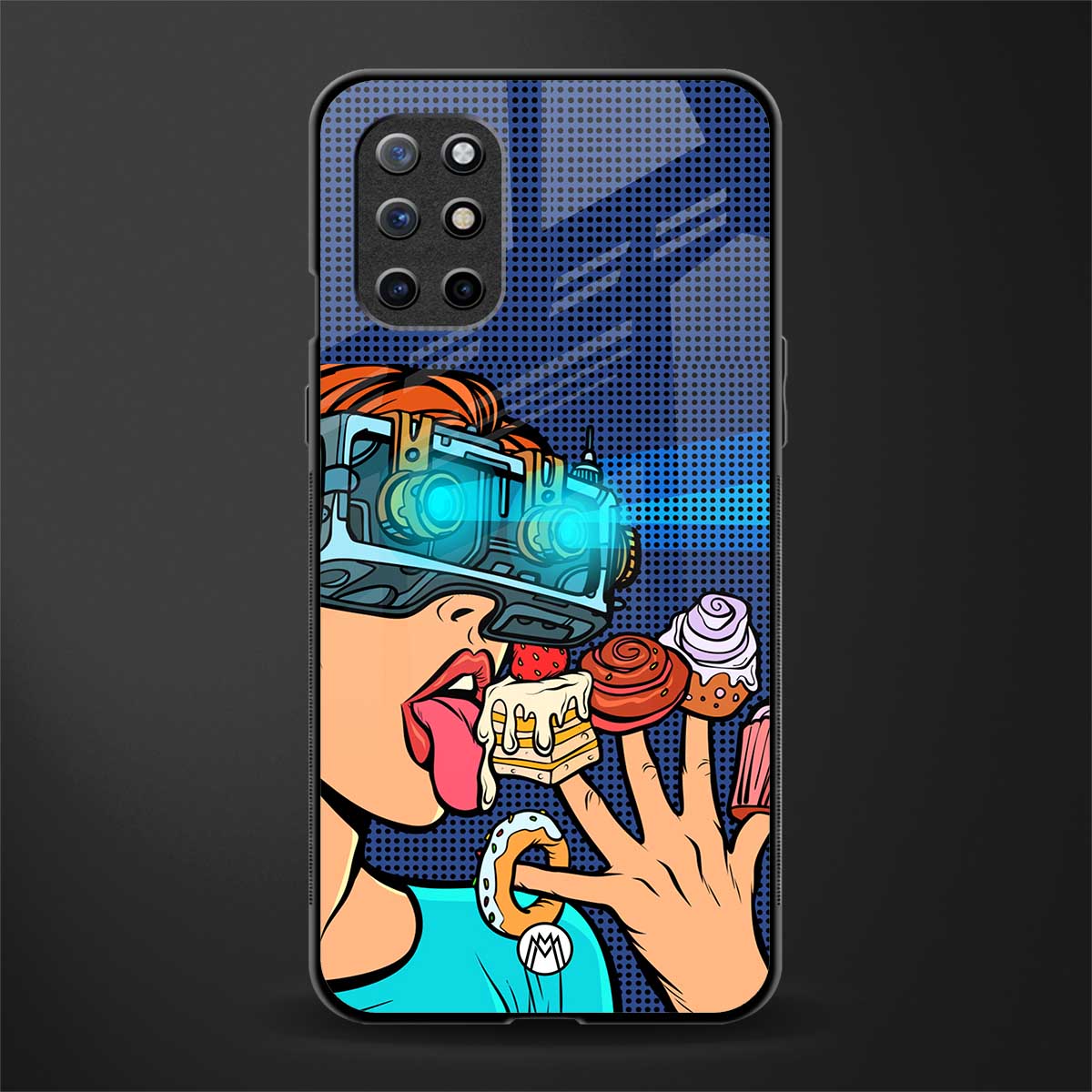 vr dessert glass case for oneplus 8t image