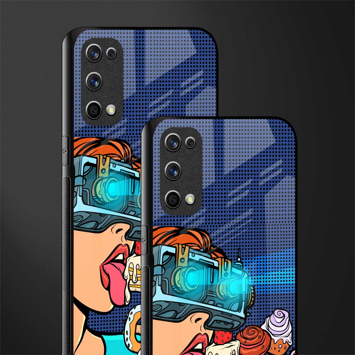 vr dessert glass case for realme x7 pro image-2