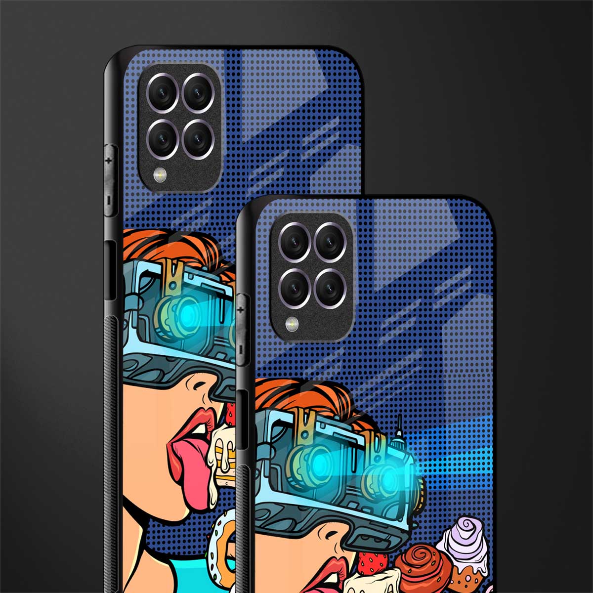 vr dessert glass case for samsung galaxy f62 image-2
