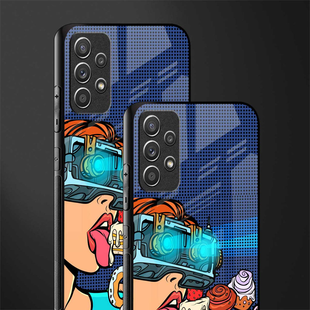 vr dessert glass case for samsung galaxy a52s 5g image-2