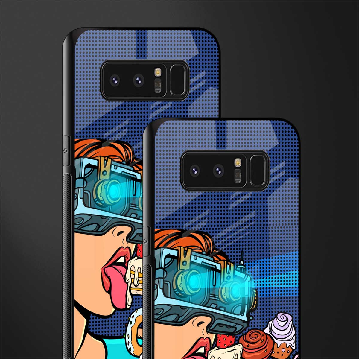 vr dessert glass case for samsung galaxy note 8 image-2