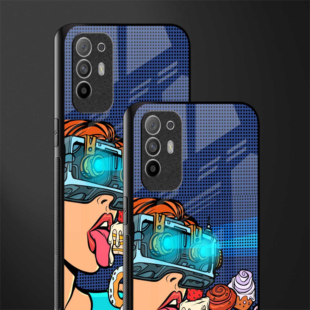 vr dessert glass case for oppo f19 pro plus image-2