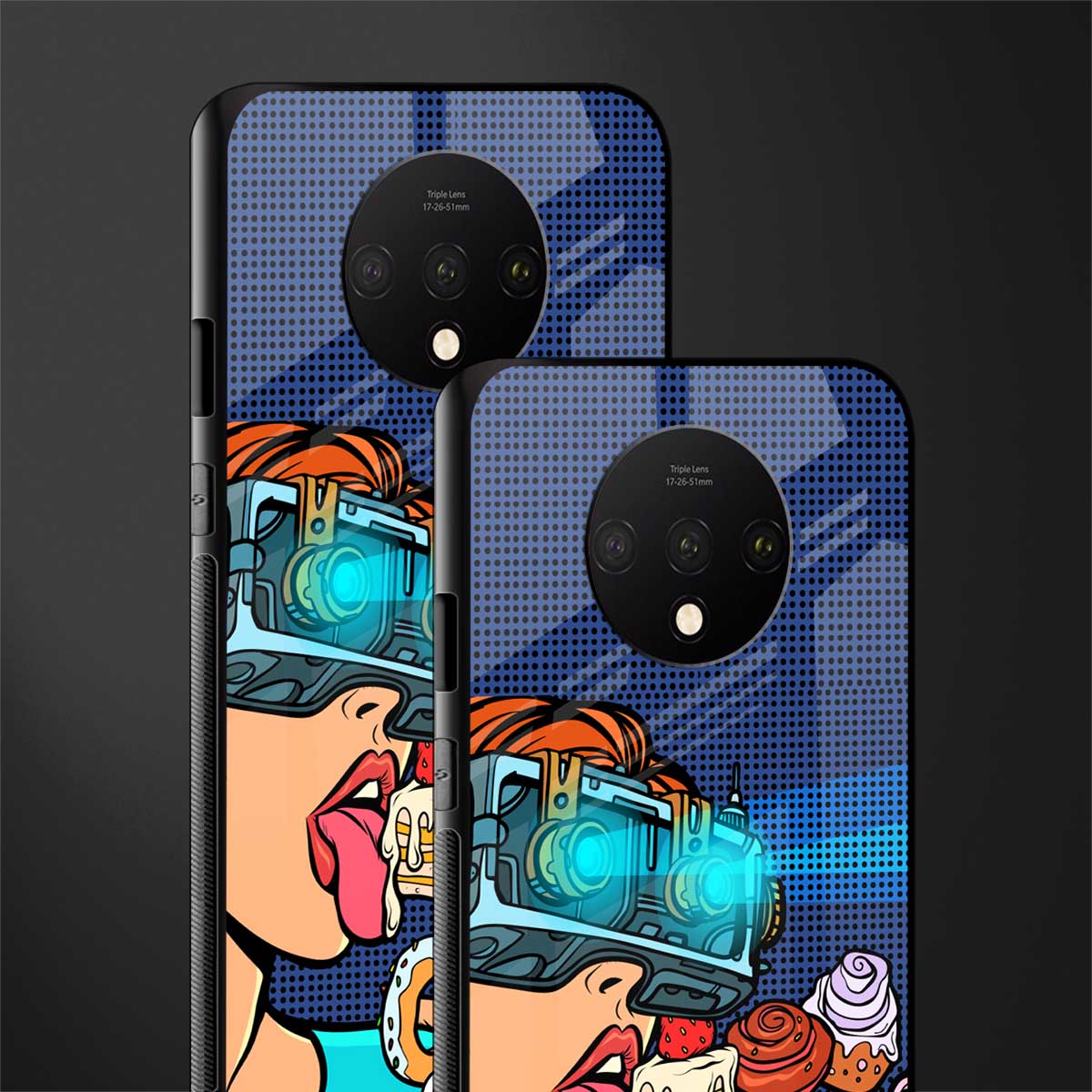 vr dessert glass case for oneplus 7t image-2