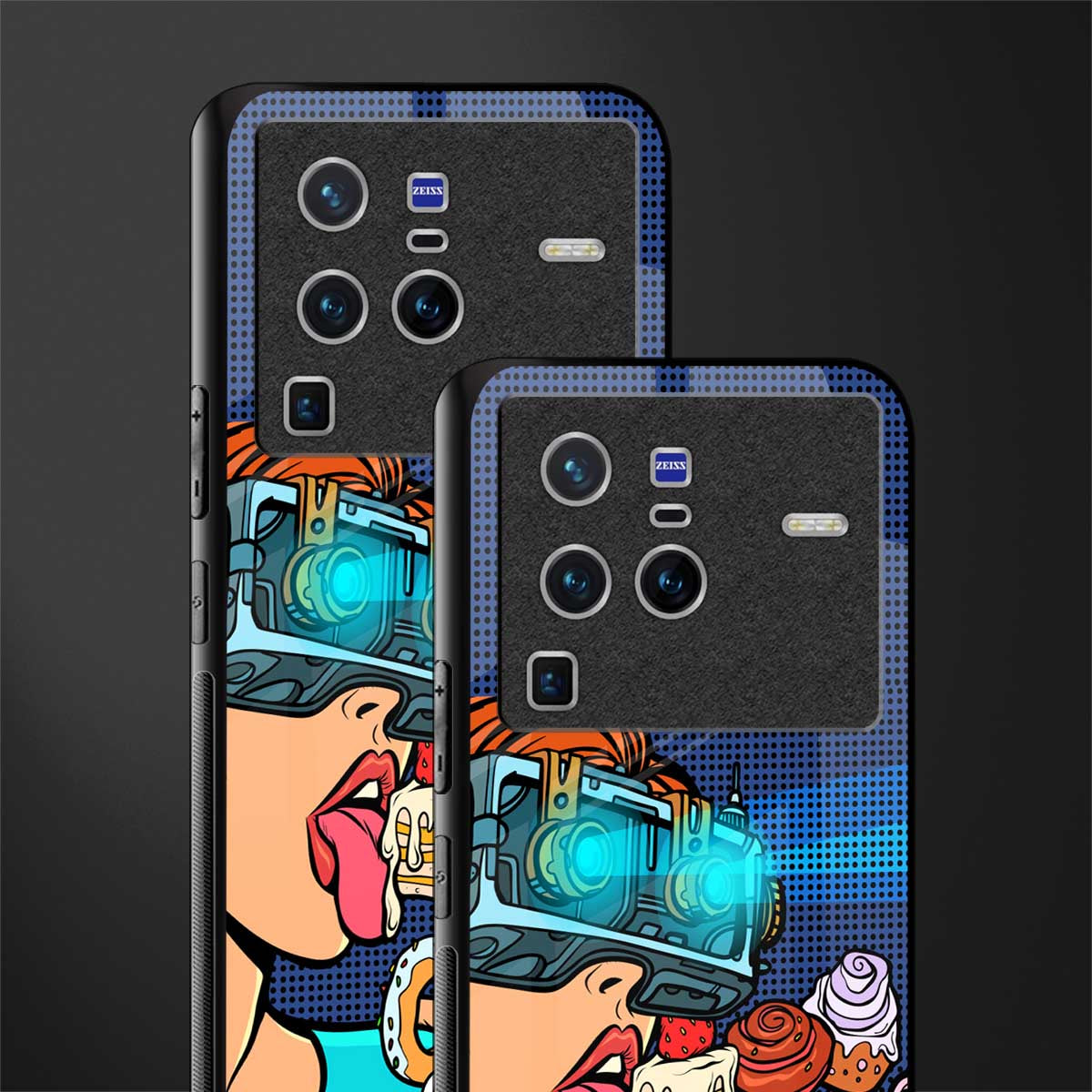 vr dessert glass case for vivo x80 pro 5g image-2