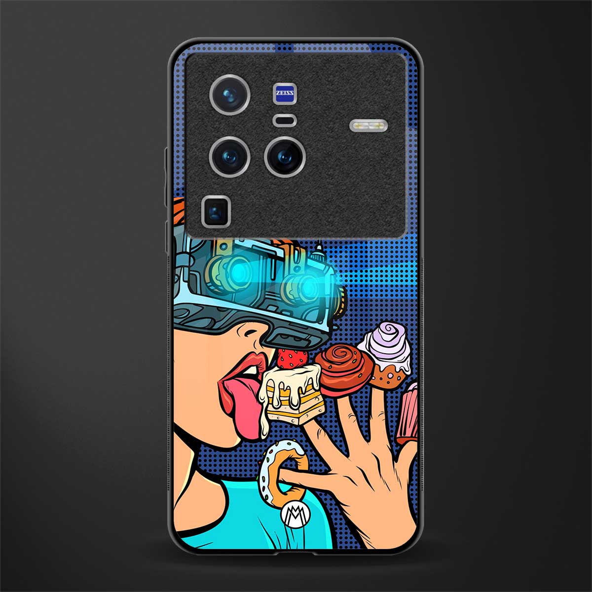 vr dessert glass case for vivo x80 pro 5g image