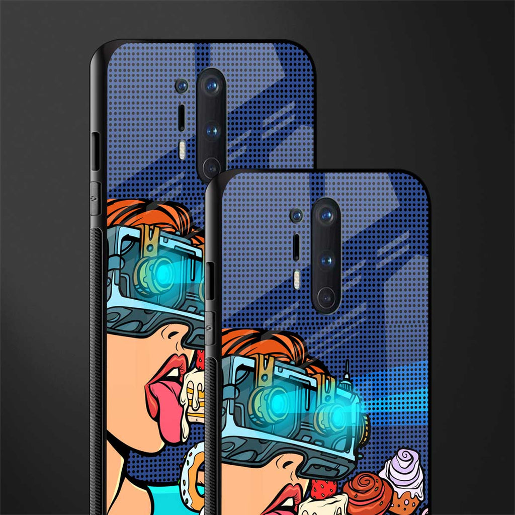 vr dessert glass case for oneplus 8 pro image-2