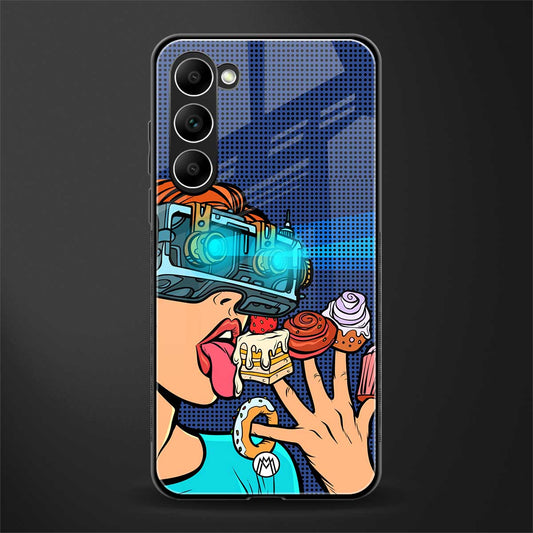VR-Dessert-Glass-Case for phone case | glass case for samsung galaxy s23