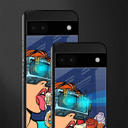 vr dessert back phone cover | glass case for google pixel 6a