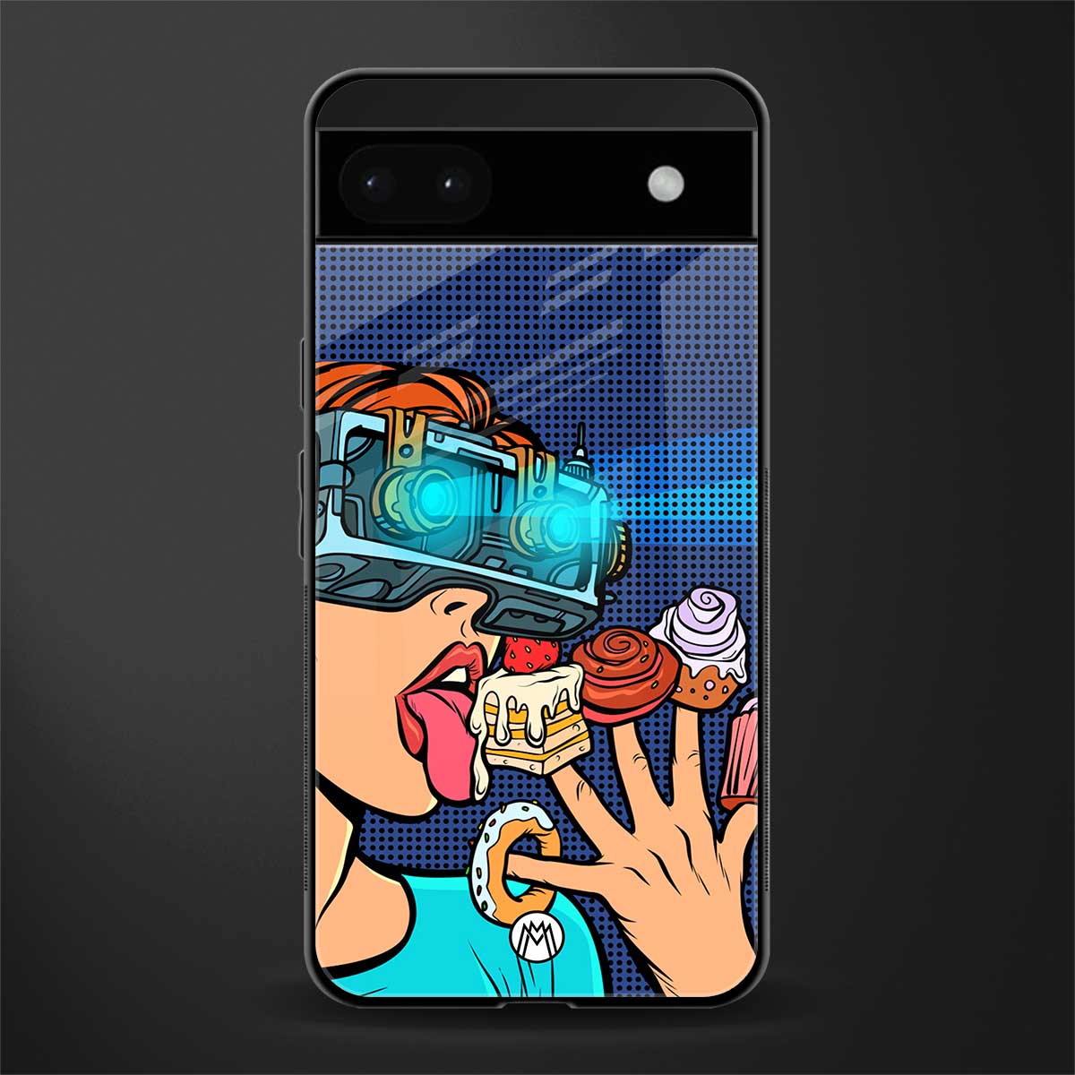 vr dessert back phone cover | glass case for google pixel 6a