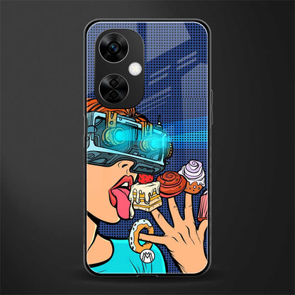 vr dessert back phone cover | glass case for oneplus nord ce 3 lite