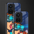 vr dessert back phone cover | glass case for vivo t1 44w 4g