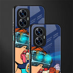 vr dessert back phone cover | glass case for realme c55