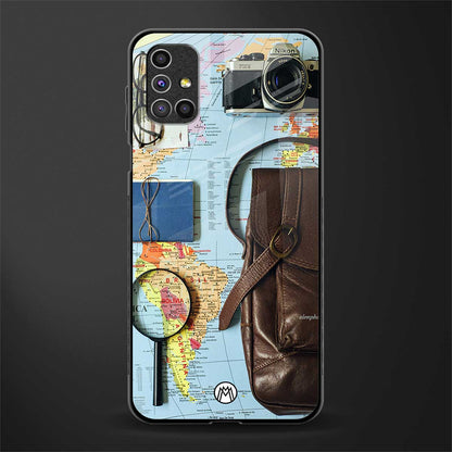 wanderlust glass case for samsung galaxy m51 image