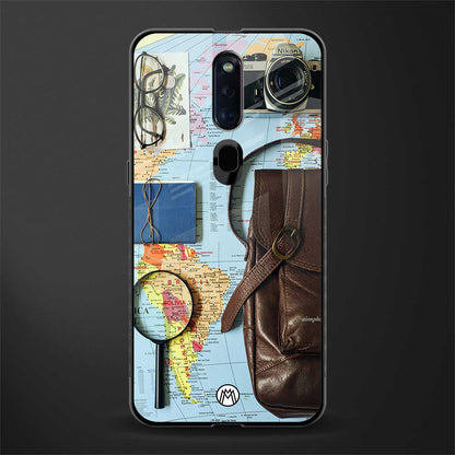 wanderlust glass case for oppo f11 pro image