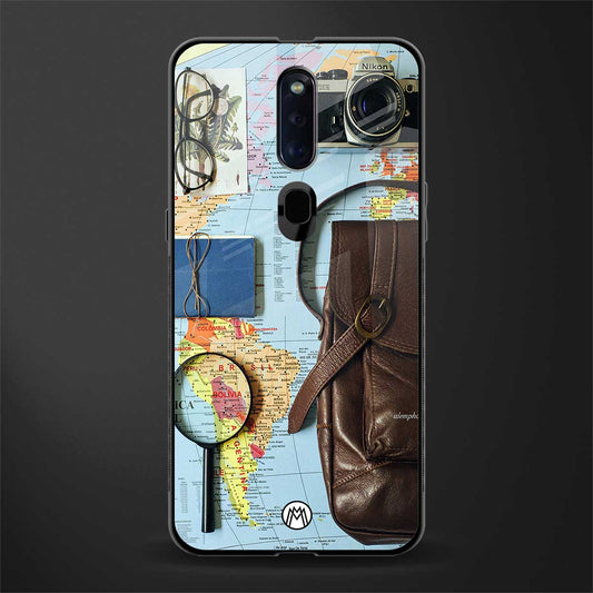 wanderlust glass case for oppo f11 pro image