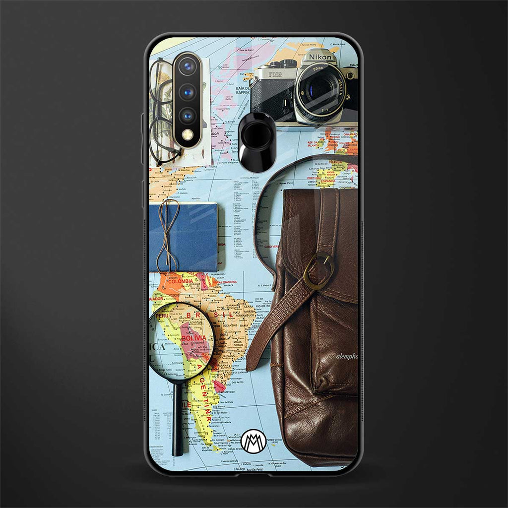wanderlust glass case for vivo u20 image