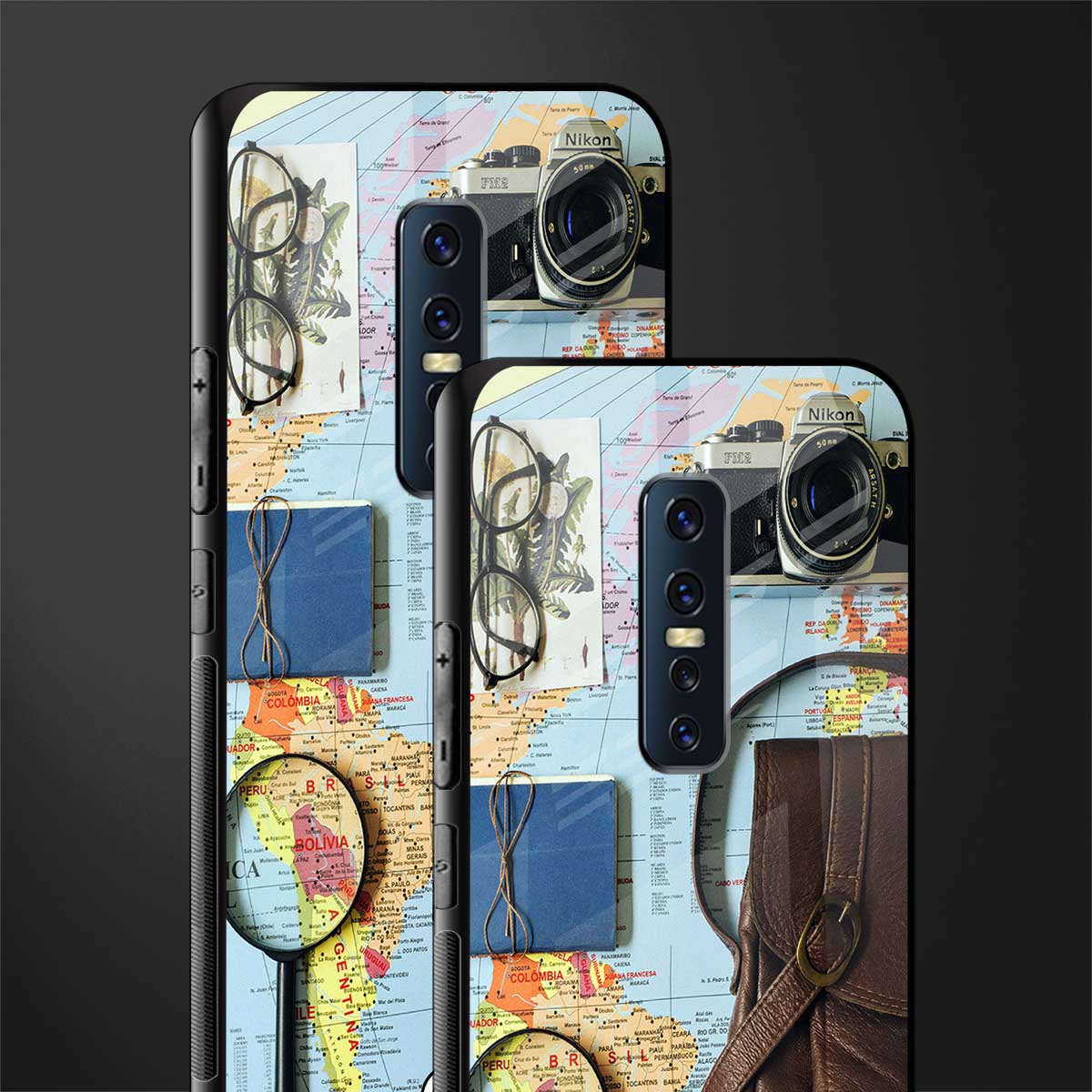 wanderlust glass case for vivo v17 pro image-2