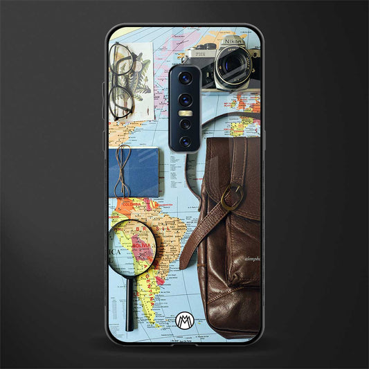 wanderlust glass case for vivo v17 pro image