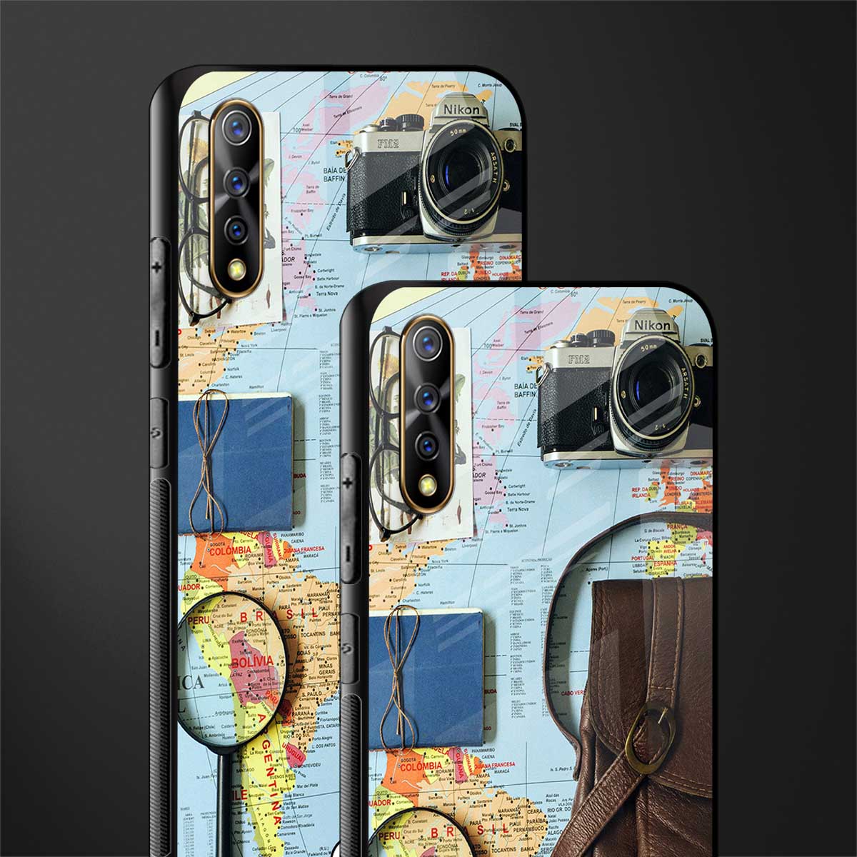 wanderlust glass case for vivo z1x image-2