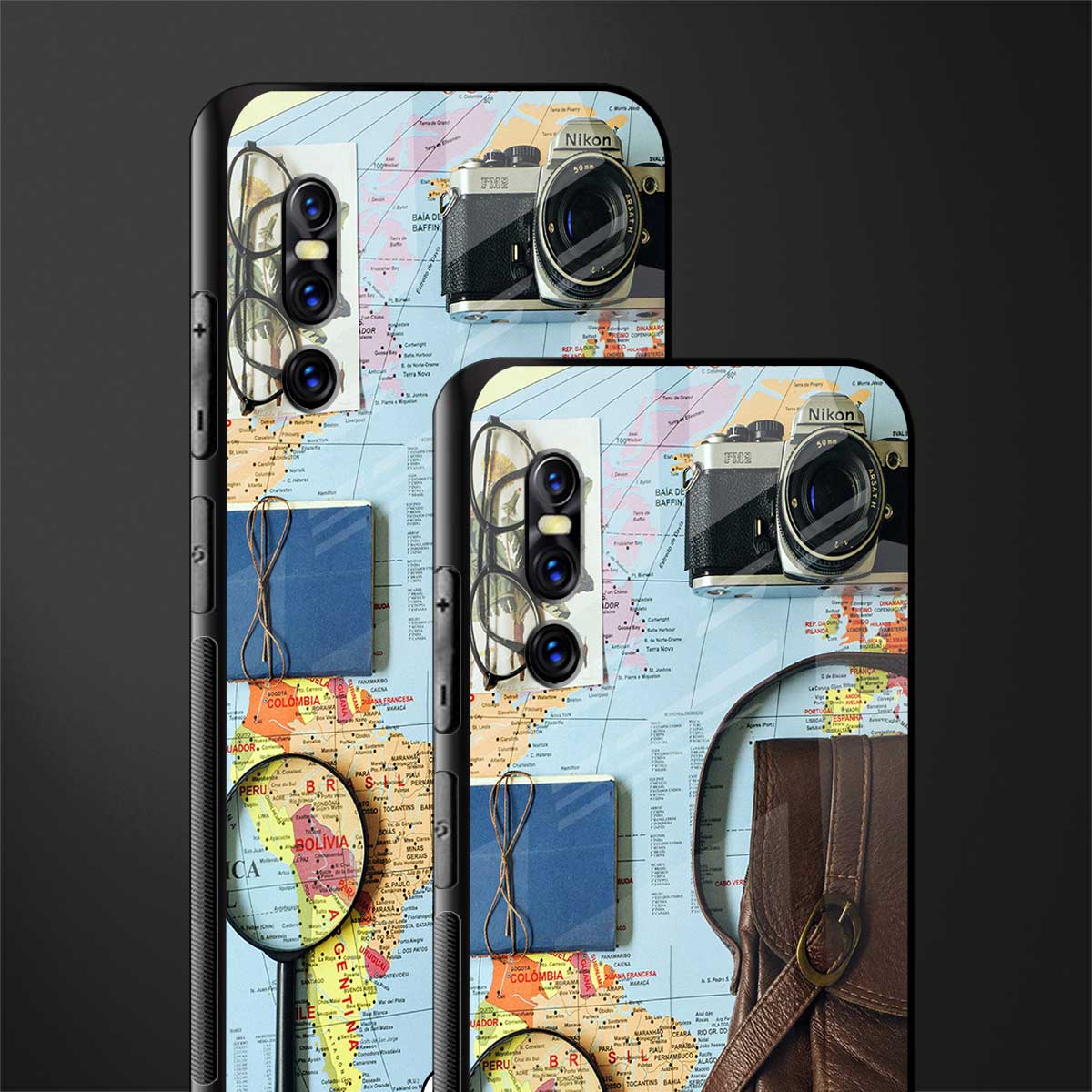 wanderlust glass case for vivo v15 pro image-2