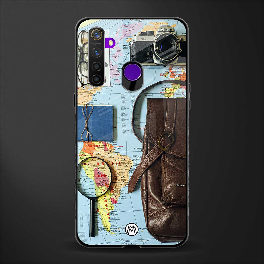 wanderlust glass case for realme 5 image