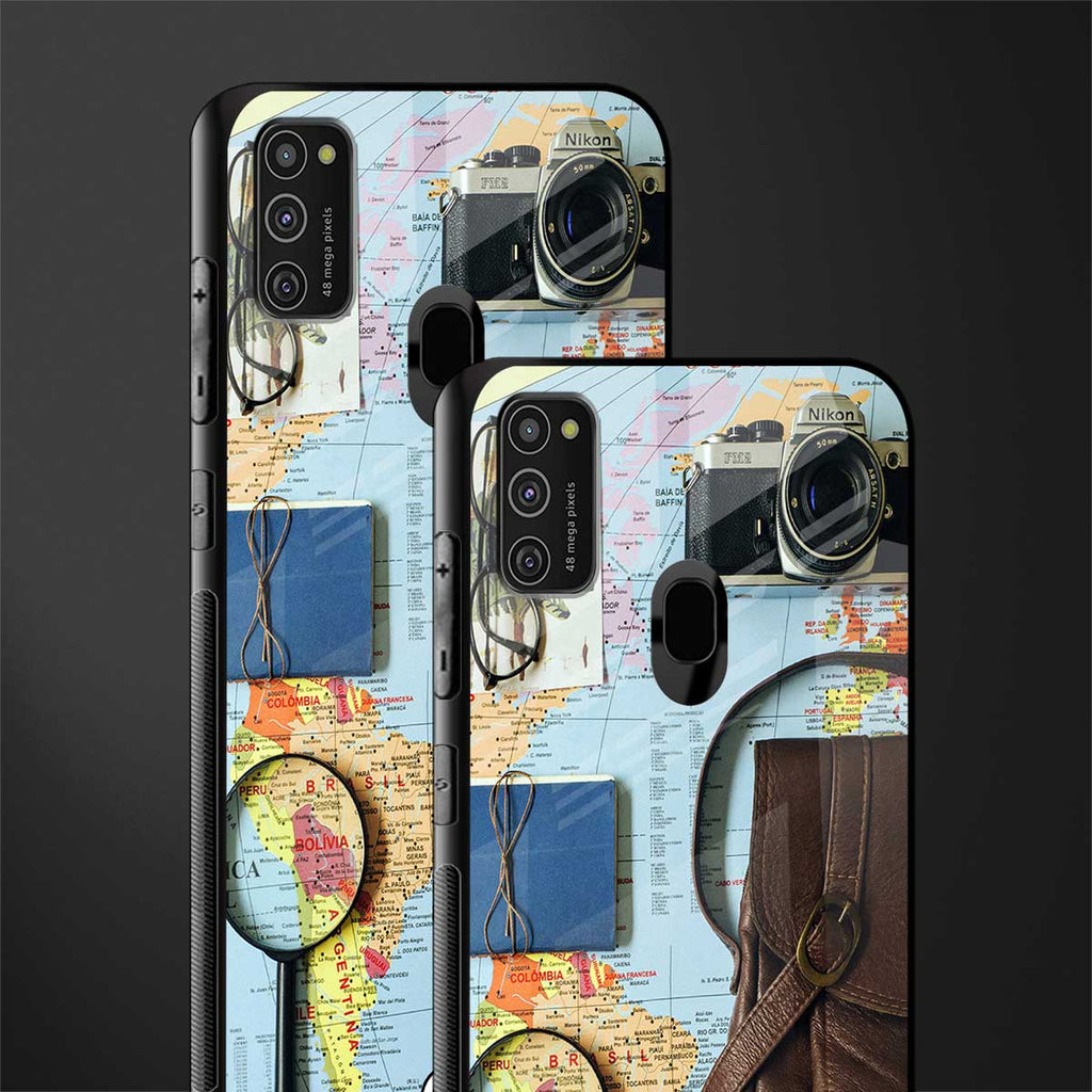 wanderlust glass case for samsung galaxy m30s image-2