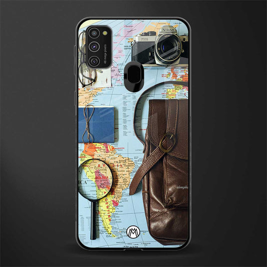 wanderlust glass case for samsung galaxy m30s image