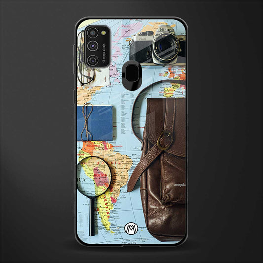 wanderlust glass case for samsung galaxy m21 image