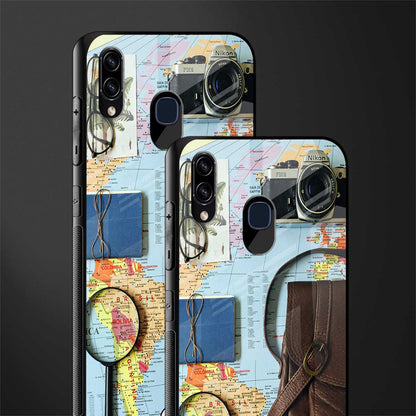 wanderlust glass case for samsung galaxy m10s image-2