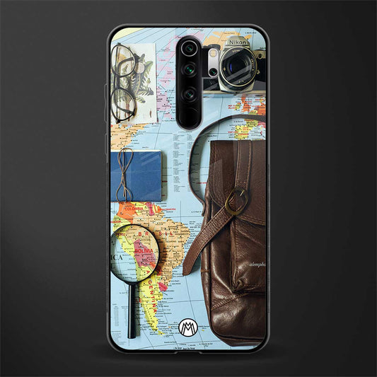 wanderlust glass case for redmi note 8 pro image