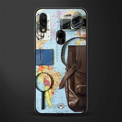 wanderlust glass case for redmi 7redmi y3 image