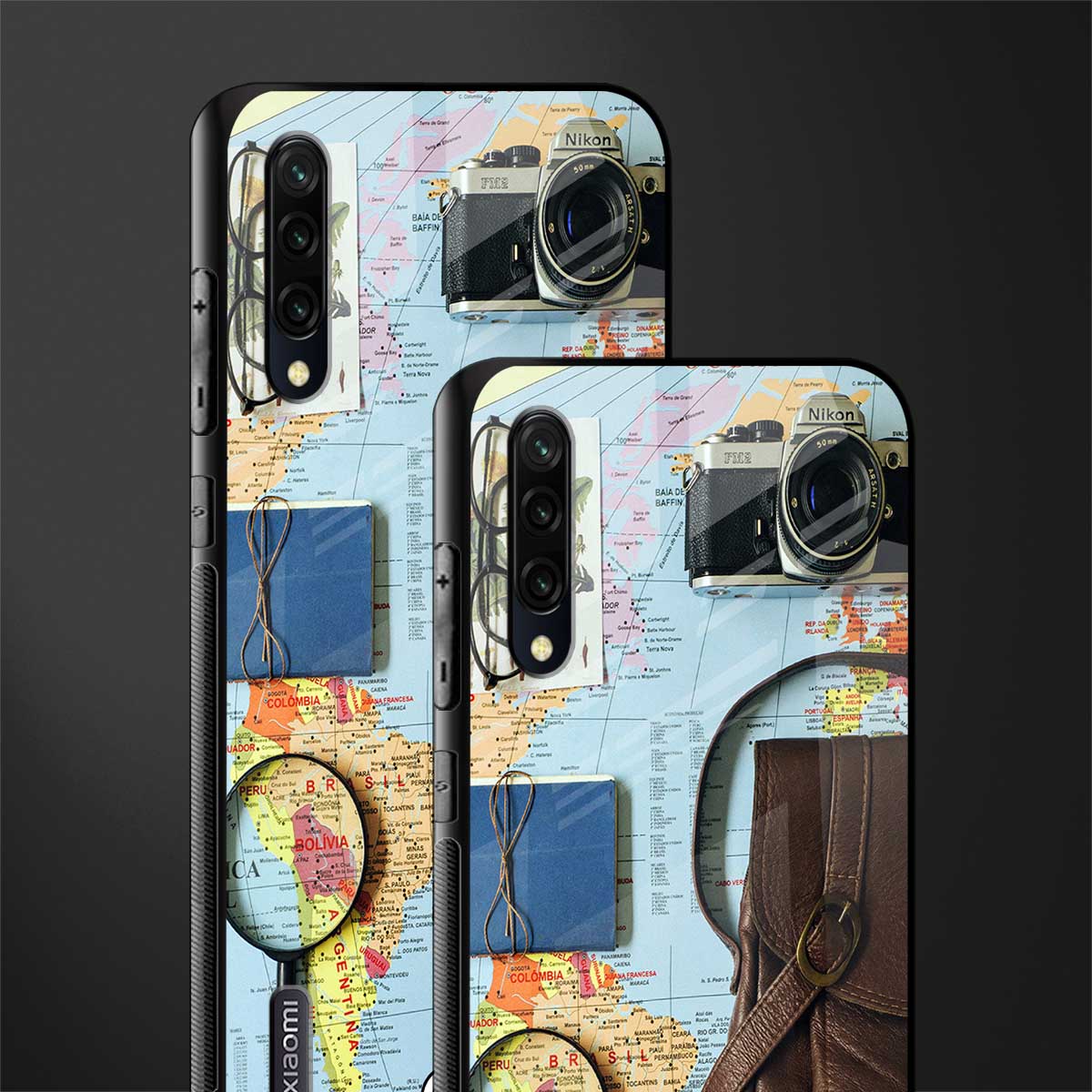 wanderlust glass case for mi a3 redmi a3 image-2